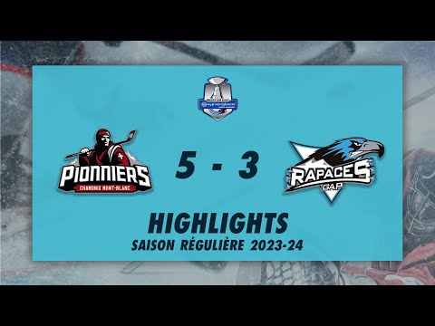 Pionniers de Chamonix 5-3 Rapaces de Gap - Highlights - Synerglace Ligue Magnus 2023/24