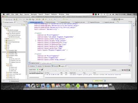 Android Development Course - Chapter 27 - Advance Controls and Fragments Fragment