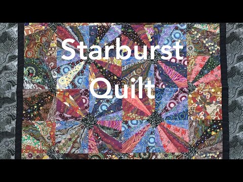 Starburst Quilt Pattern Tutorial with Karen from Rainbow Patchwork