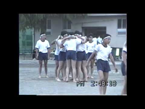 城山中学校運動会　女子ダンス・男子組体操