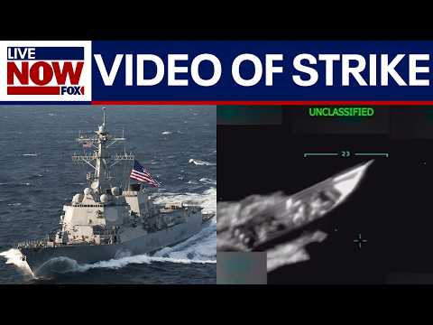 Watch: Video of U.S. strike on alleged drug boat from Venezuela