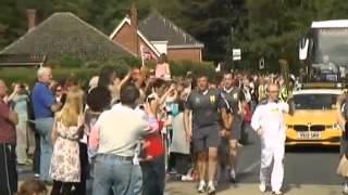 preview picture of video 'martin mead olympic torch relay bury st edmunds 07 07 2012'