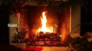 John Mark McMillan - &quot;Lights&quot; | Christmas Yule Log Fireplace