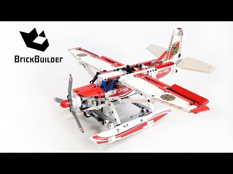 Vidéo LEGO Technic 42040 : L'avion des pompiers