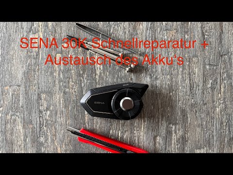 SENA 30K Reparatur / Akku tauschen (Sena geht nicht an oder lädt nicht)
