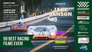 50 Greatest Motorsport Movies Ever - F1, NASCAR, Herbie, Disney Pixar AND MORE!!!