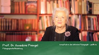 Prof. Dr. Annedore Prengel - Pädagogische Beziehungen