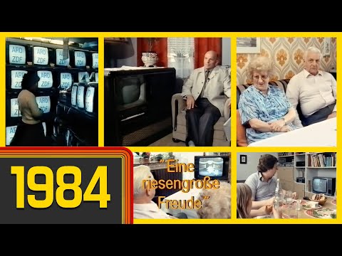 ZDF Ansage und Dokumentation "Eine riesengroße Freude - Fernsehen und Alltag" (26.09.1984)