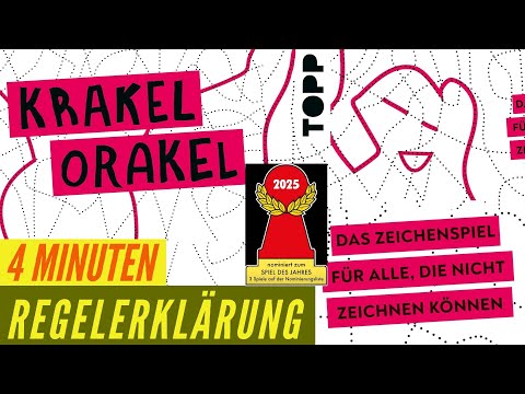 Krakel Orakel Regeln Anleitung Regelvideo Partyspiel Nominiert Spiel des Jahres 2025