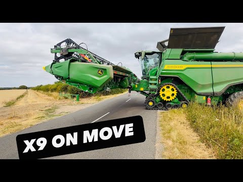  HUGE JOHN DEERE X9 CUTTING 5500ac AnswerAsAPercent 2311