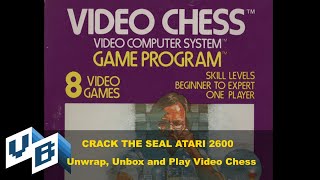 Crack the SEAL! Atari 2600 Video Chess unbox and play