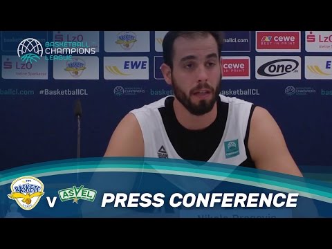 EWE Baskets v ASVEL Lyon-Villeurbanne - Press Conference - Basketball Champions League