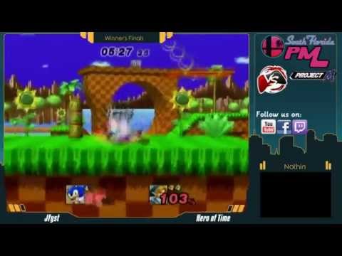 Smash @ Skyloft 8/7 - Winners Final - Jfyst (Sonic) vs Red1/Hero of Time (Captain Falcon/Link)