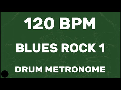 Blues Rock 1 | Drum Metronome Loop | 120 BPM