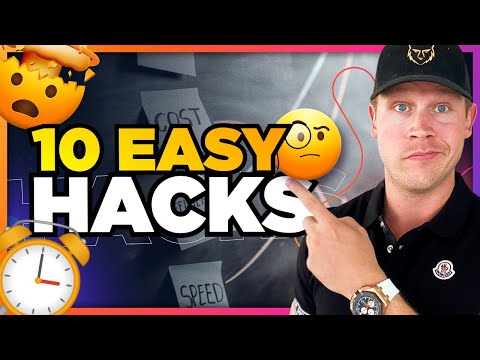 How to be MORE PRODUCTIVE - 10 EASY PRODUCTIVITY HACKS
