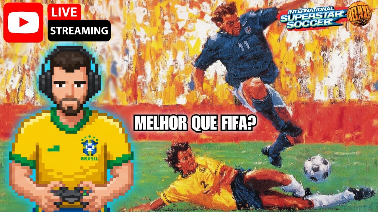 GOL DE JOGADA ENSAIADA! ⚽️  International Superstar Soccer Deluxe: Allejo está de volta! (AO VIVO)