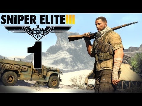 Sniper Elite 3 Walkthrough part 1 Siege of Tobruk [stealth]