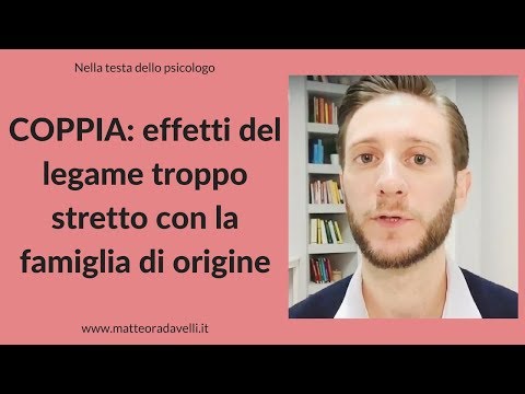 Coppia: effetti del legame troppo stretto con la famiglia di origine