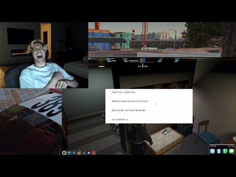 xQc Making a Cop Raid Him Then ROLLING Him