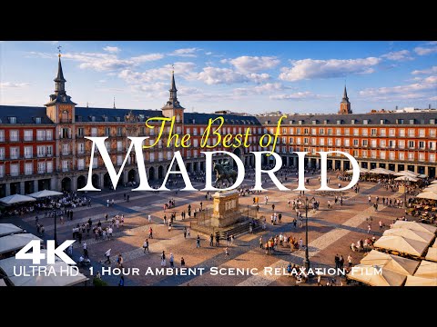 [4K] MADRID 2026 🇪🇸 1 Hour Drone Aerial of the capital of Spain | Toledo & Segovia España