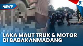 Kecelakaan Maut Motor dan Dump Truk di Babakanmadang, Penumpang Tewas di Tempat