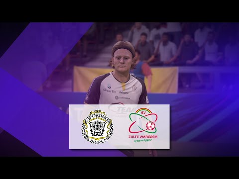 FIFA 19 Proximus ePro League / Lokeren - Zulte Waregem / Matchday 08 (NL)