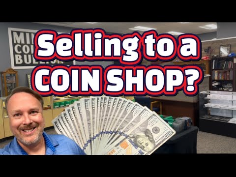 What does a coin shop buy on an average day? 