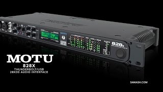 Video thumbnail for MOTU 828X Thunderbolt/USB 28x30 Audio Interface | Quicklook by Sam Ash Music