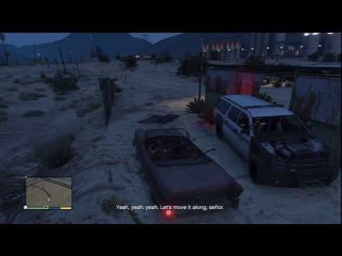 108 Grand Theft Auto V Walkthrough HD PS3 (Trevor Gets Left On The Train Tracks)