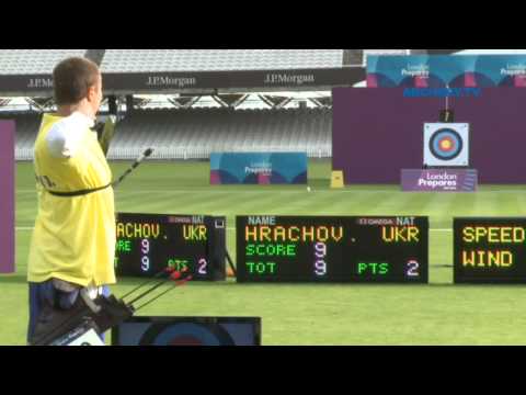Dmytro Hrachov v Kuo Cheng-Wei – recurve men’s 3rd round | London 2012 Olympic Test Event