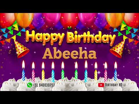 Abeeha Happy birthday To You - Happy Birthday song name Abeeha 🎁