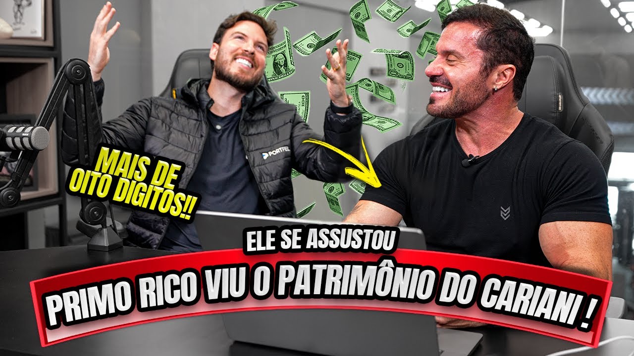 CARIANI MOSTROU TODO SEU DINHEIRO PARA O PRIMO RICO - ELE FICOU IMPRESSIONADO !!