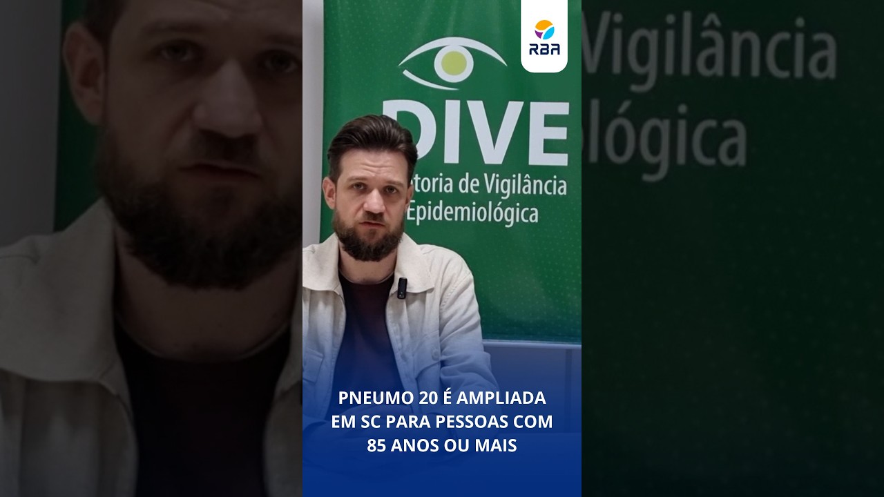 Vacina Pneumo 20 é ampliada em Santa Catarina para pessoas com 85 anos ou mais