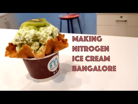 Trying Nitrogen Ice Cream in Bangalore - Mist N Creams Ice Cream