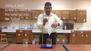 Chemistry Lab - Separating Salt and Sand