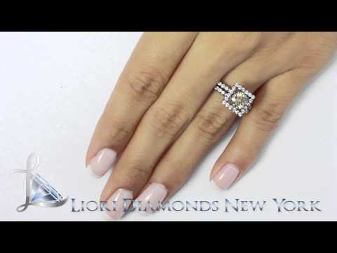 FD-539 - 2.37 Carat Natural Fancy Chocolate Brown Diamond Engagement Ring 14k Black Gold