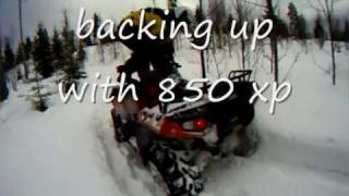 preview picture of video 'ATVing in snow, Askola 6th of March 2010'