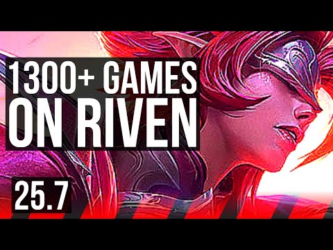 RIVEN vs GANGPLANK (TOP) | 52k DMG, 1300+ games, Dominating | EUW Master | 25.7