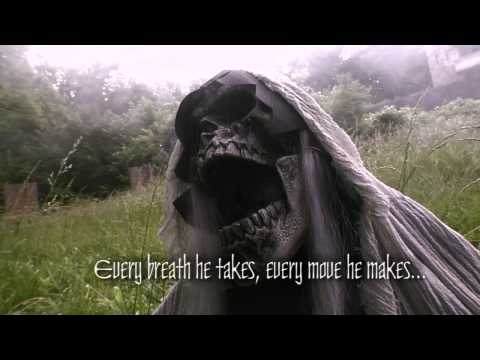 Animated Halloween Ground Reaper with Fog Machine - Grandin Road