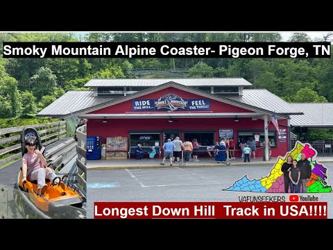 Smoky Mountain Alpine Coaster POV Pigeon Forge, TN