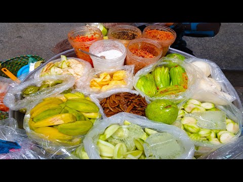 Breakfast And Market Food In Phnom Penh Market  - Daily Fresh Foods For Sales And people activities