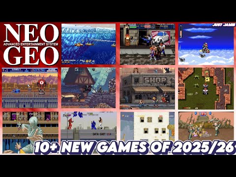 10+ New SNK Neo Geo Games of 2025/2026 (Time Stamps/Links) #neogeo #neogeogames #snkneogeo