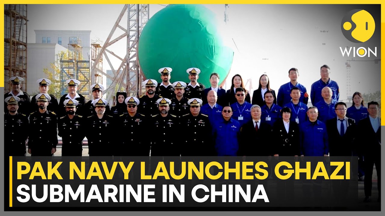 Pakistan Navy: Fourth Hangor-Class Submarine Hits the Water in China | WION