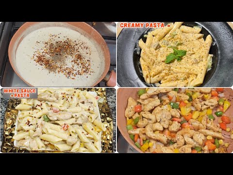 Delicious Pasta Recipes 🍝 | White Sauce Pasta & Creamy Pasta | Kids Lunchbox Ideas | one pot pasta 