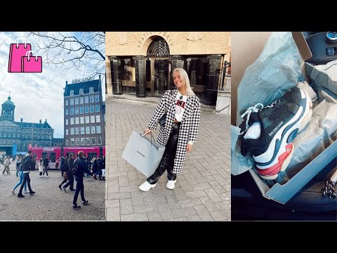 SHOPPEN IN AMSTERDAM!🛍NIEUWE BALENCIAGAS GEKOCHT!💰UITGAAN IN LEEUWARDEN!💃#DailyMzlanie