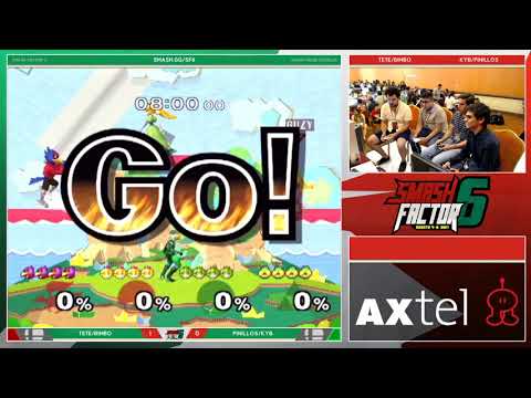 Smash Factor 6 - Bimbo & Tete Vs. Pinillos & Kyb - Melees Doubles - Top 8