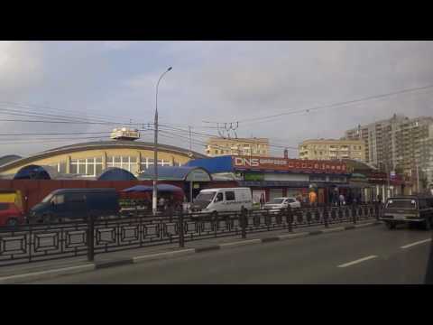 Подольск. Поездка на автобусе по городу 