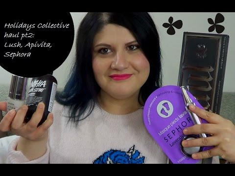 Holidays collective haul Pt2 (Eng): Lush, Greek skincare, Sephora |Smugnificent