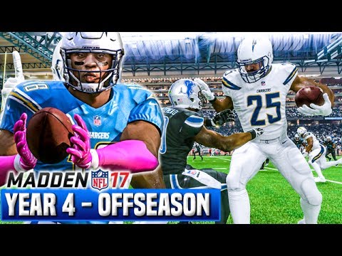 Year 4 OFFSEASON Stream | Madden 17 Chargers Franchise | Ep.94