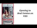 Opening To Real Genius 1986 On VHS